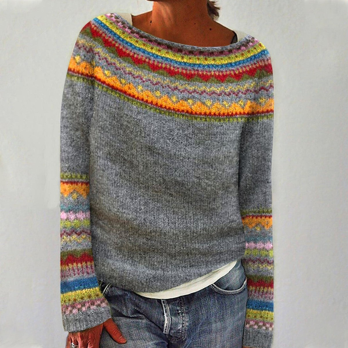 Amelia™ - Pull Rétro Confortable