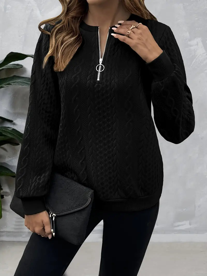 Zoe™ - Pull zippé élégant pour confort et style