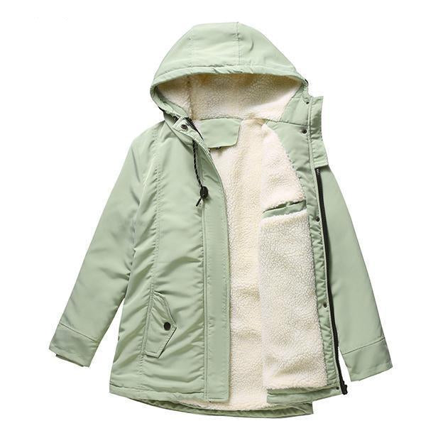 Parka Maeve à capuche doublée polaire