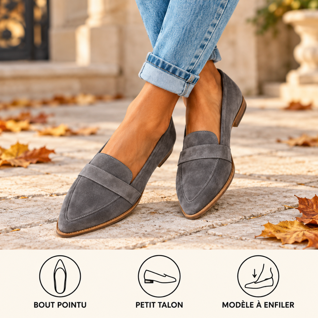 Teodora | Mocassins en daim souple