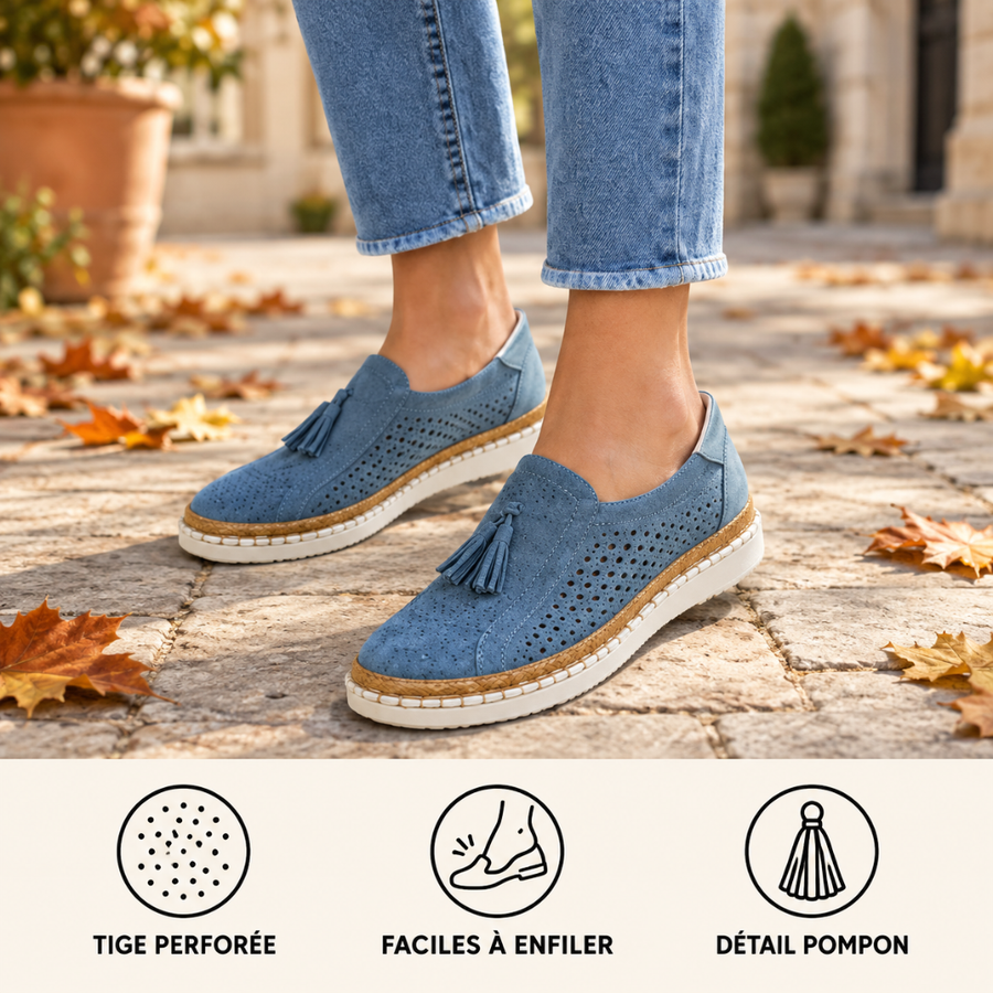 Mocassins orthopédiques confortables Christine