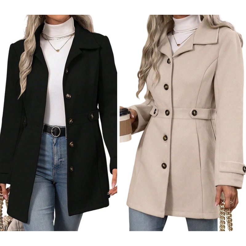 Séverine | Manteau ajusté et élégant