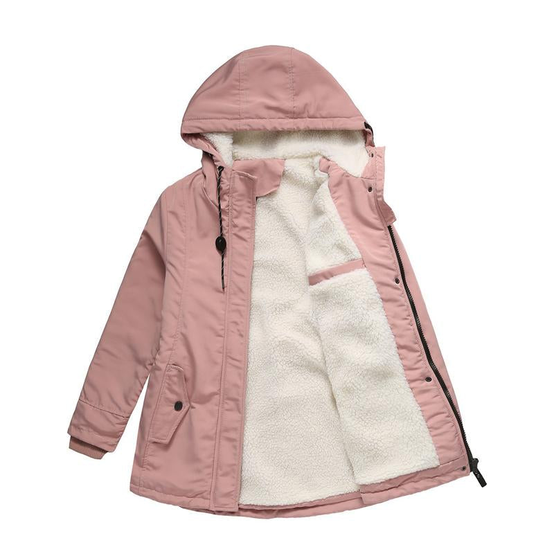 Parka Maeve à capuche doublée polaire