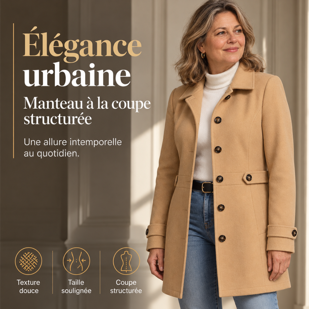 Séverine | Manteau ajusté et élégant