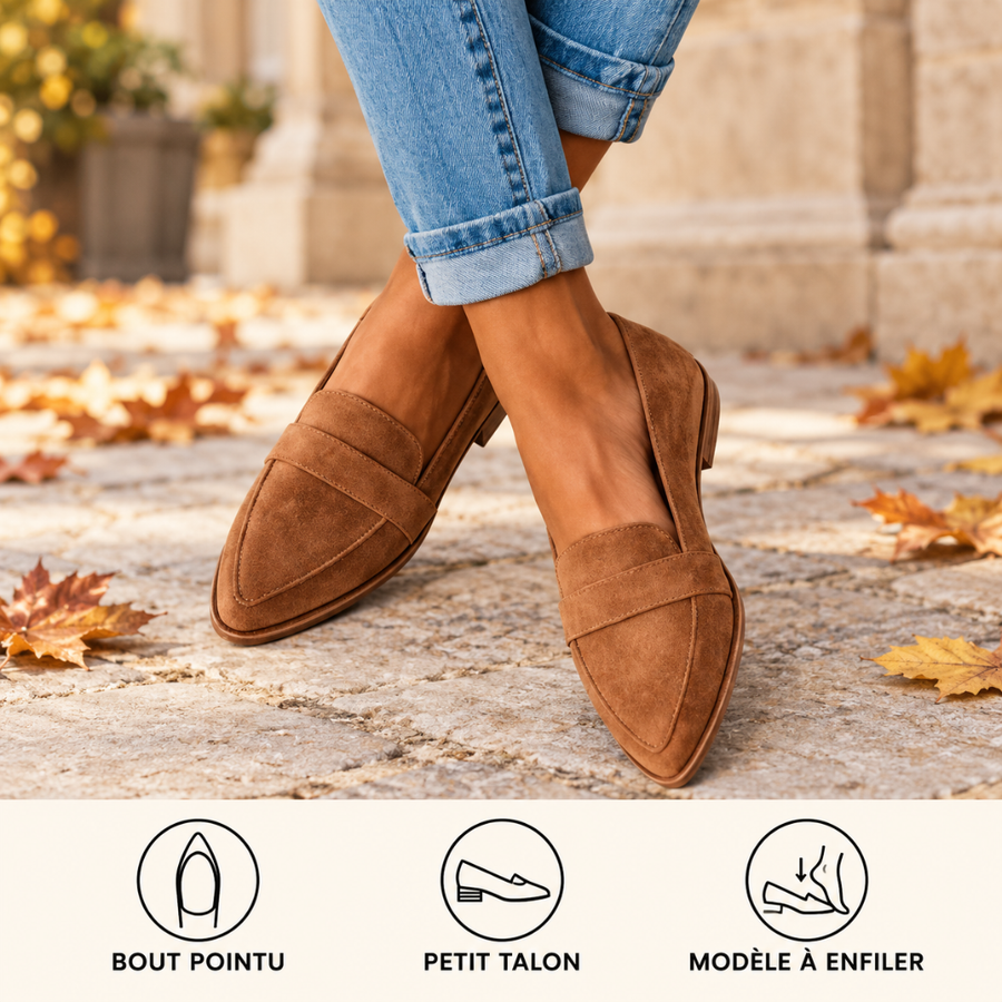 Teodora | Mocassins en daim souple
