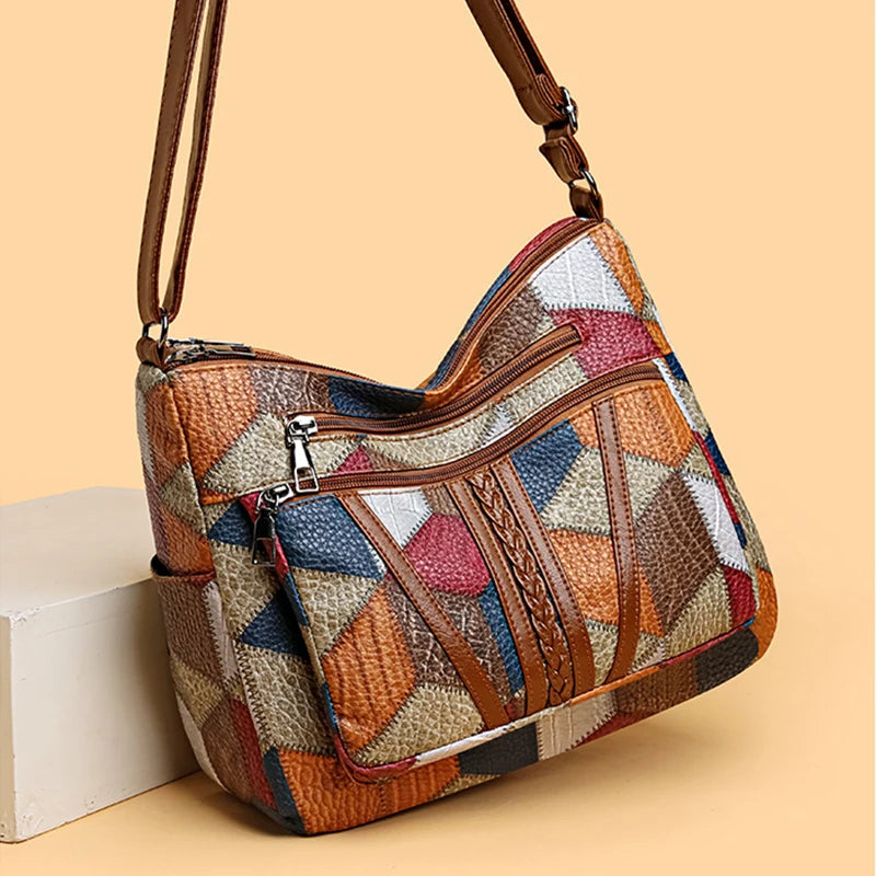 SAISON DORÉE PARIS | Sac patchwork