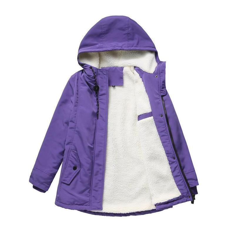 Parka Maeve à capuche doublée polaire