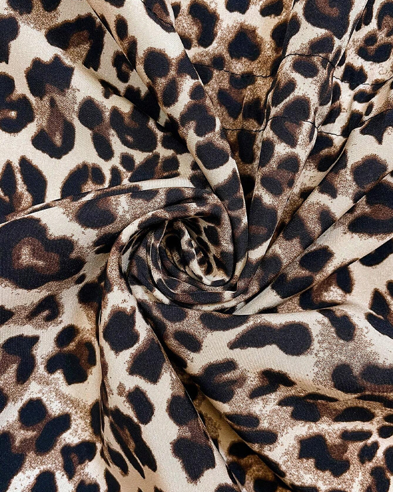 Veste réversible à capuche pour femme, imprimé léopard