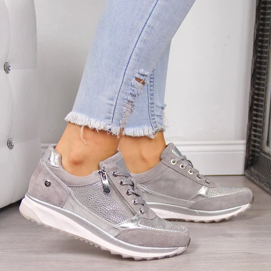 Chaussures Martina à zip latéral
