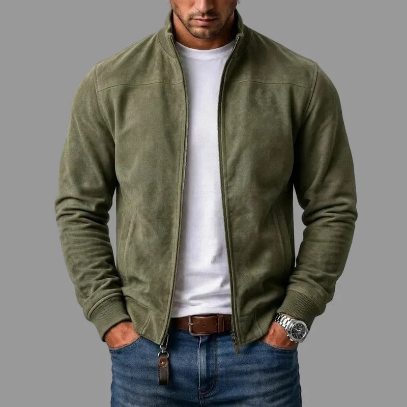 Veste Maxence à col montant homme