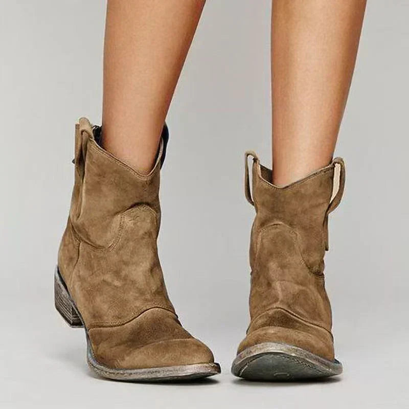 Bottines Charlotte Orthopedic en daim et coton
