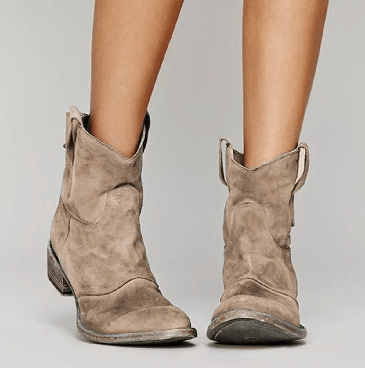 Bottines Charlotte Orthopedic en daim et coton