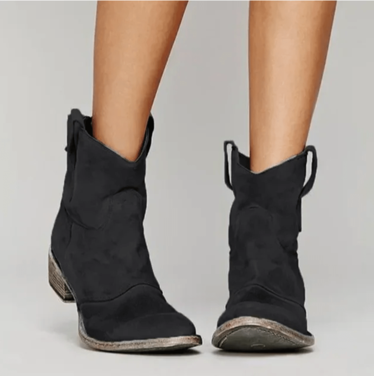 Bottines Charlotte Orthopedic en daim et coton