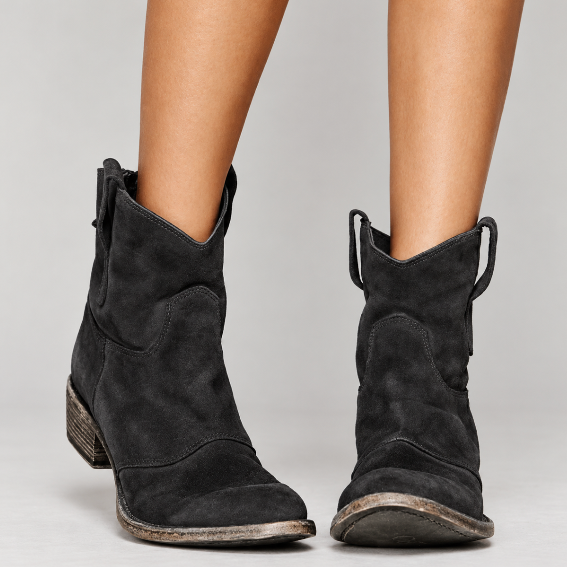 Bottines Charlotte Orthopedic en daim et coton