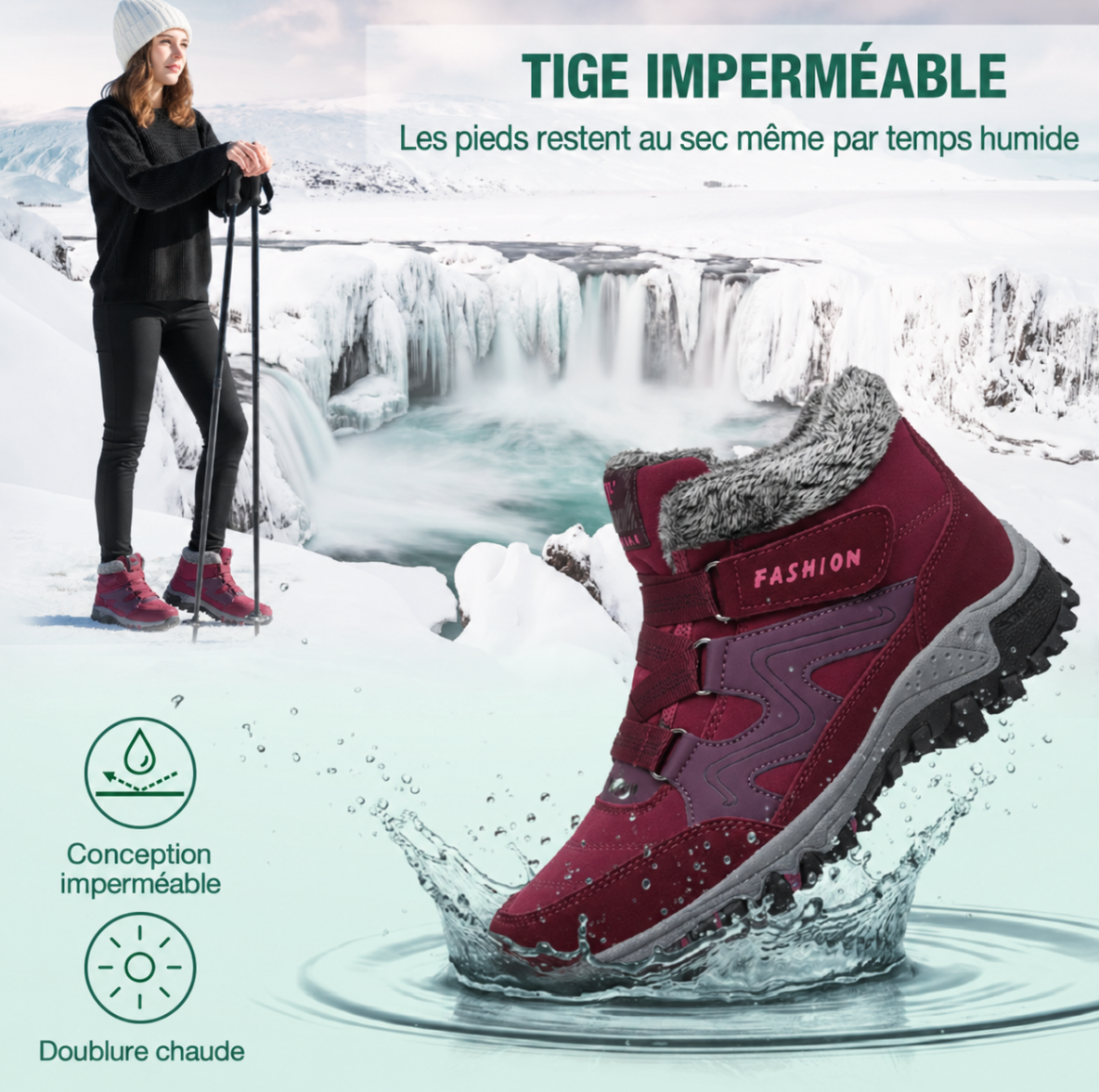ERIKA - Chaussures d'hiver orthopédiques