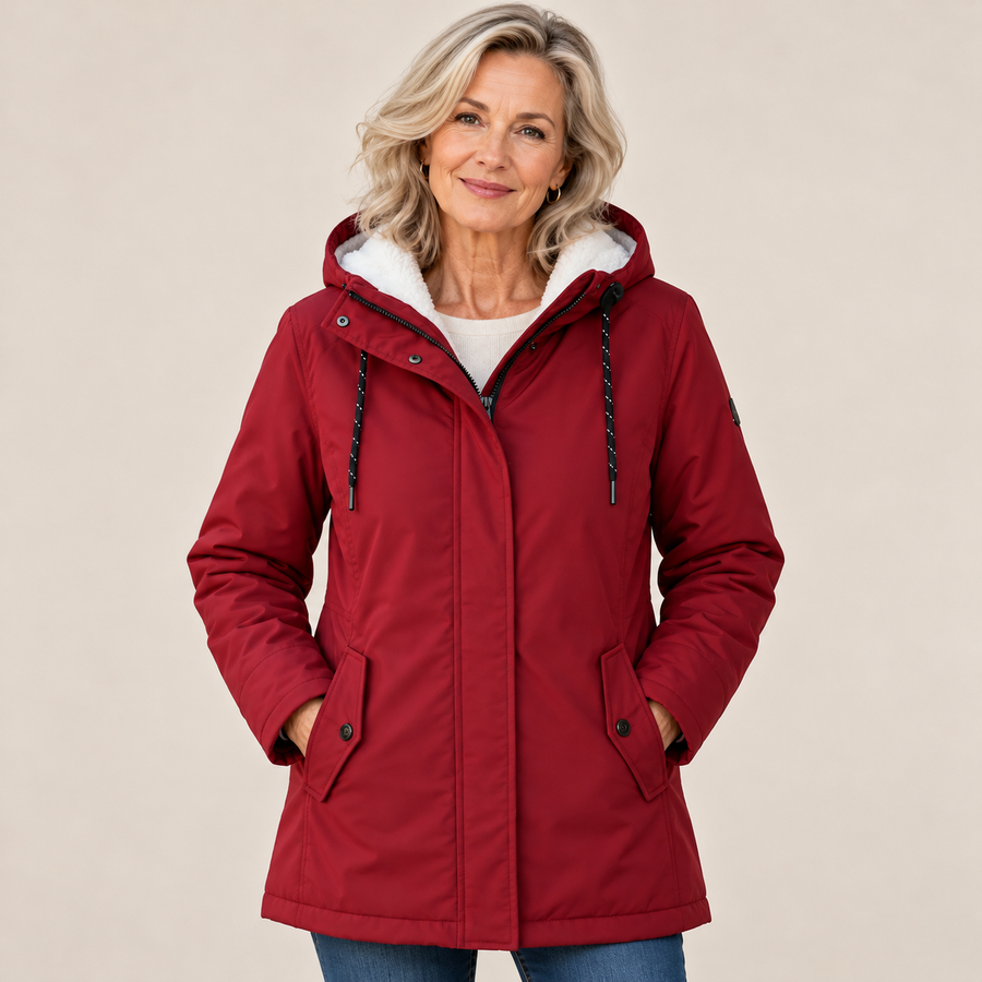 Parka Maeve à capuche doublée polaire