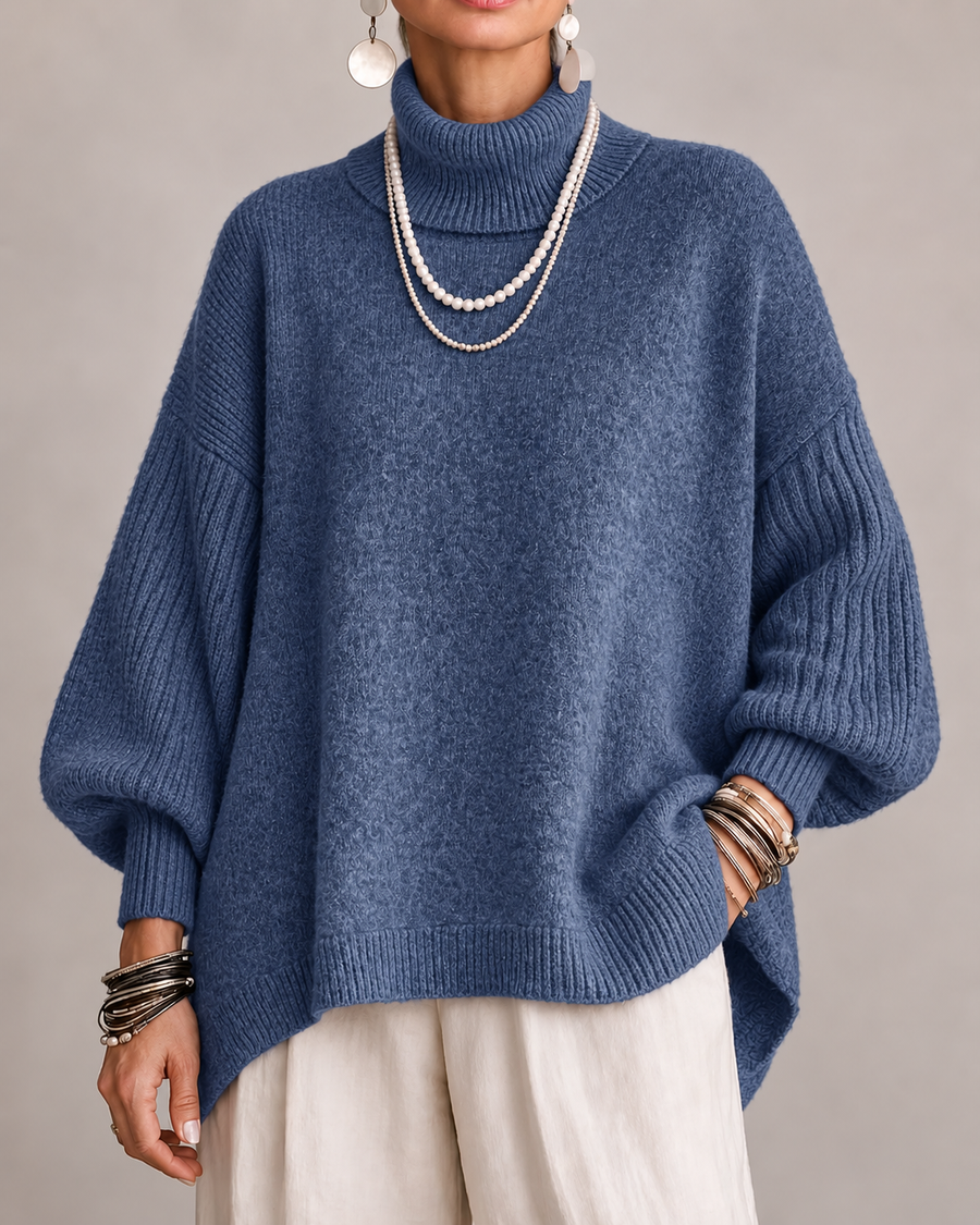 Catherine | Pull Col Roulé Élégant