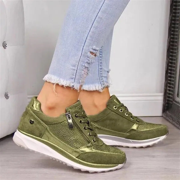 Chaussures Martina à zip latéral