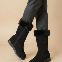 Bottes Mathilde fourrées noires