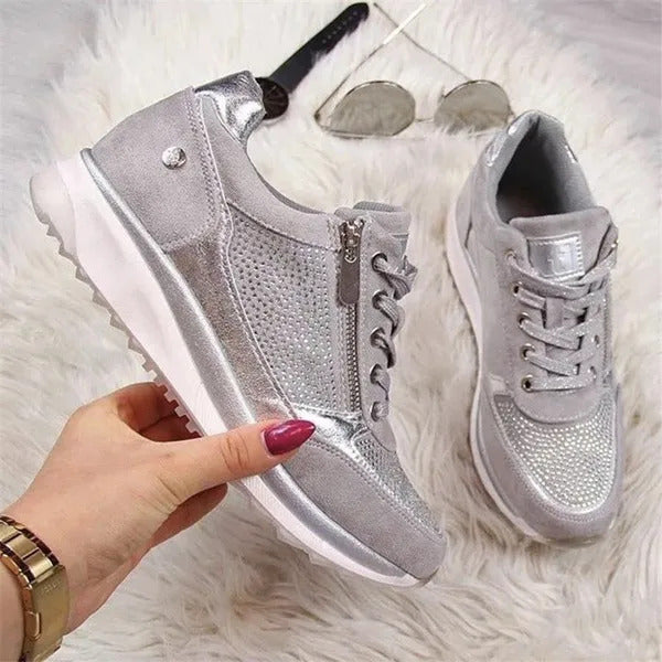 Chaussures Martina à zip latéral