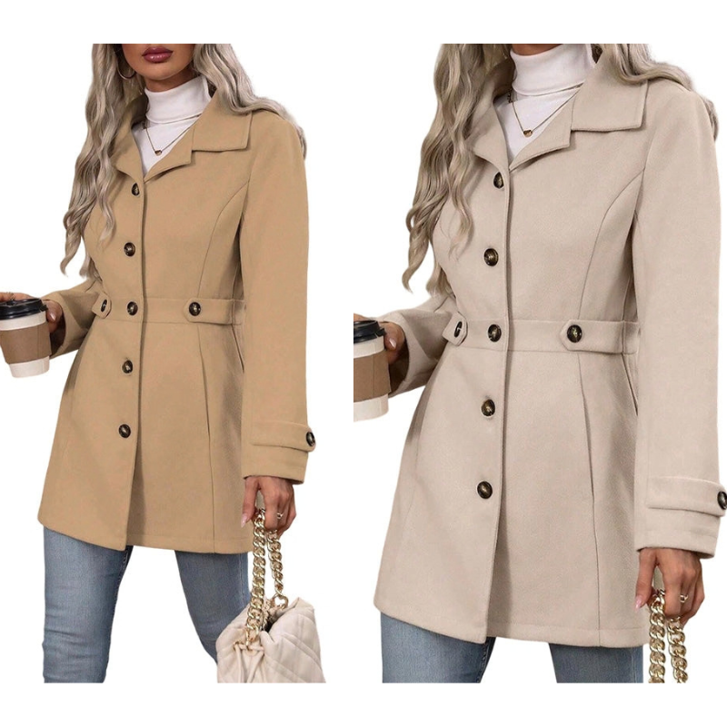 Séverine | Manteau ajusté et élégant