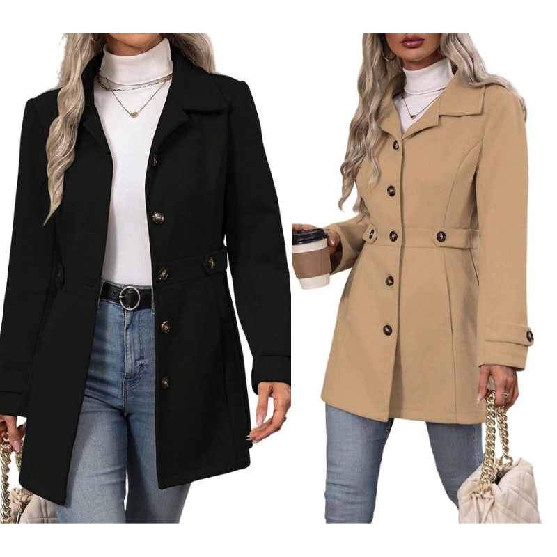 Séverine | Manteau ajusté et élégant
