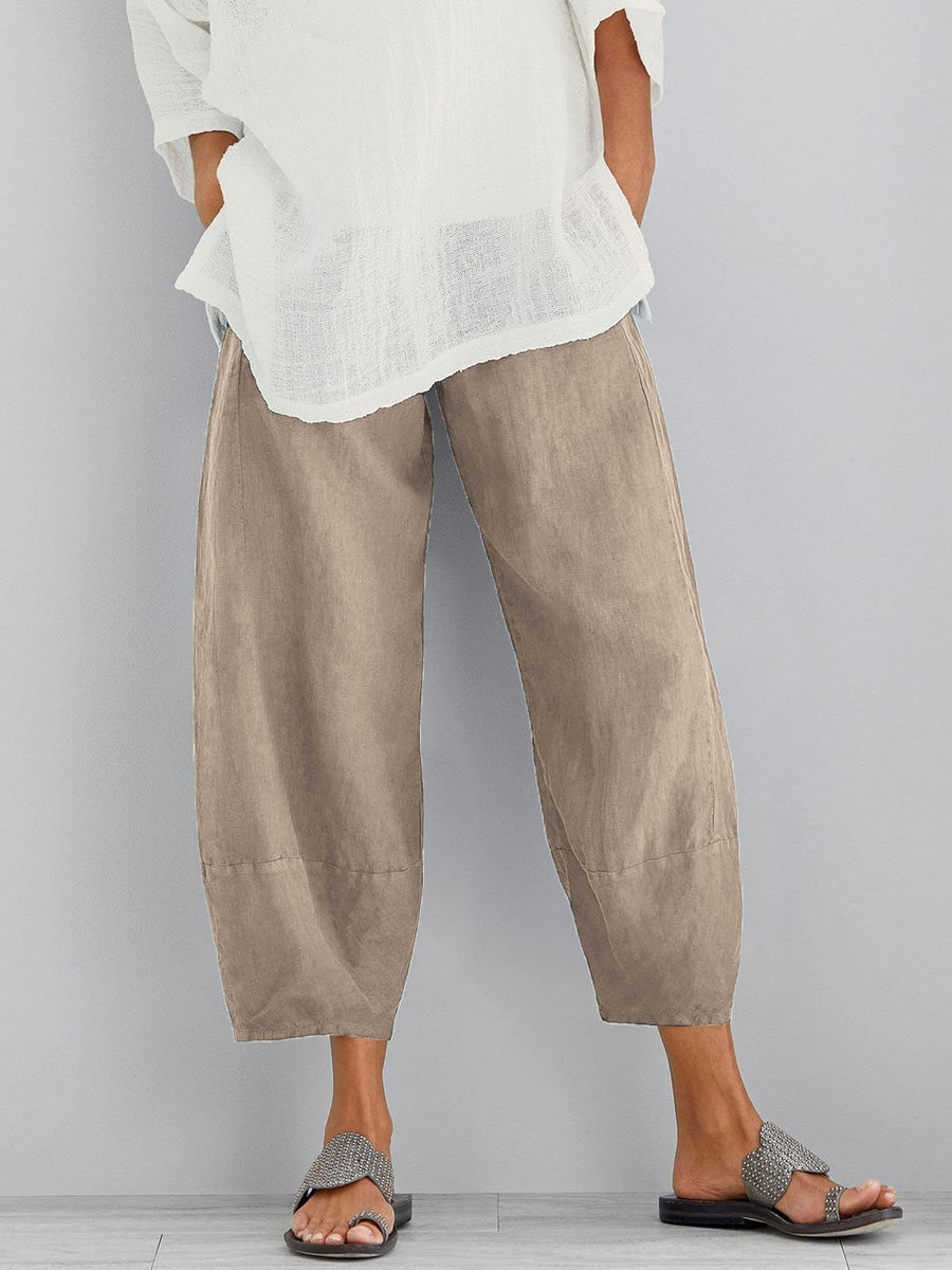 Elena™ | Pantalon en lin élégant et confortable