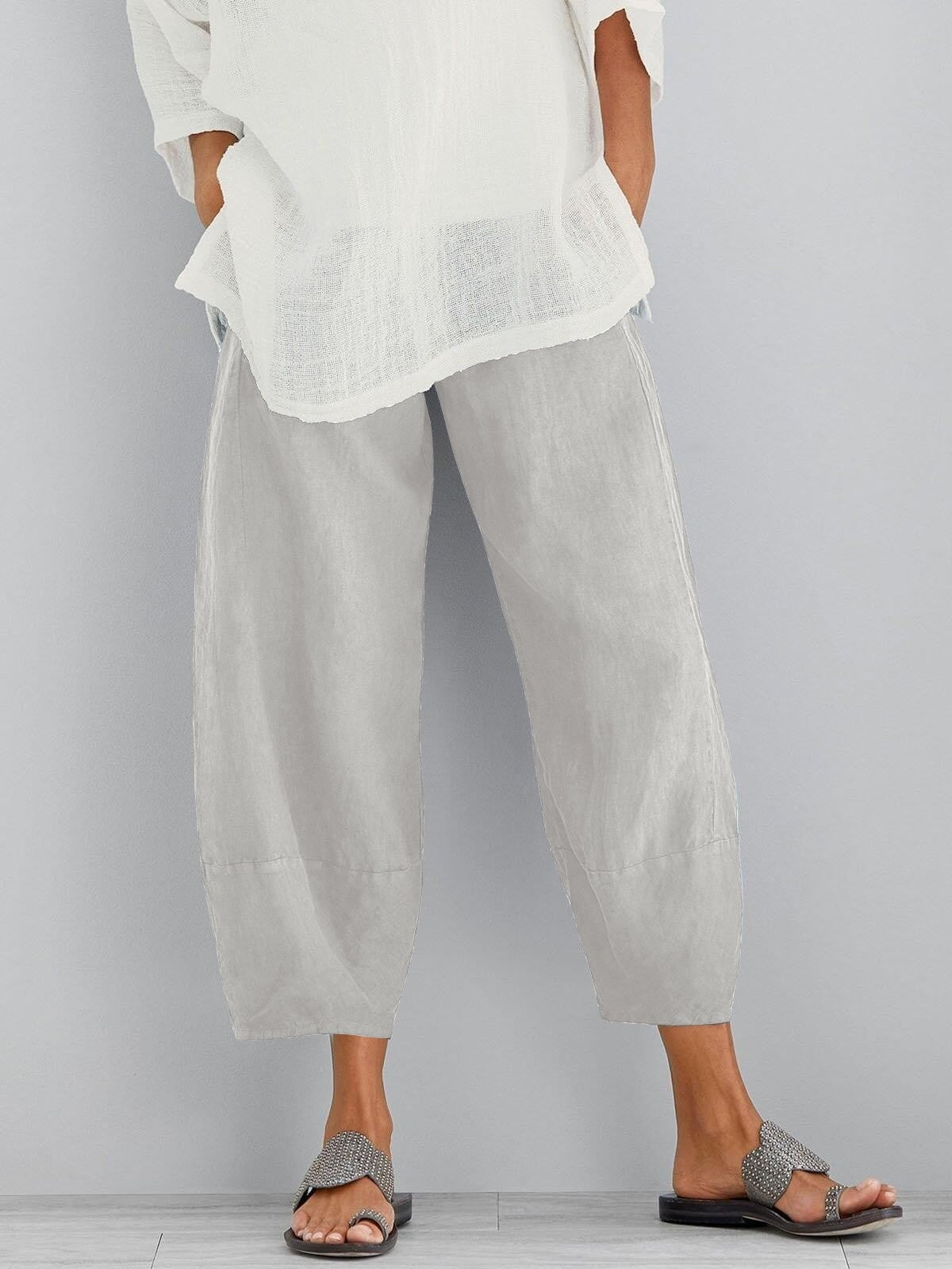 Elena™ | Pantalon en lin élégant et confortable