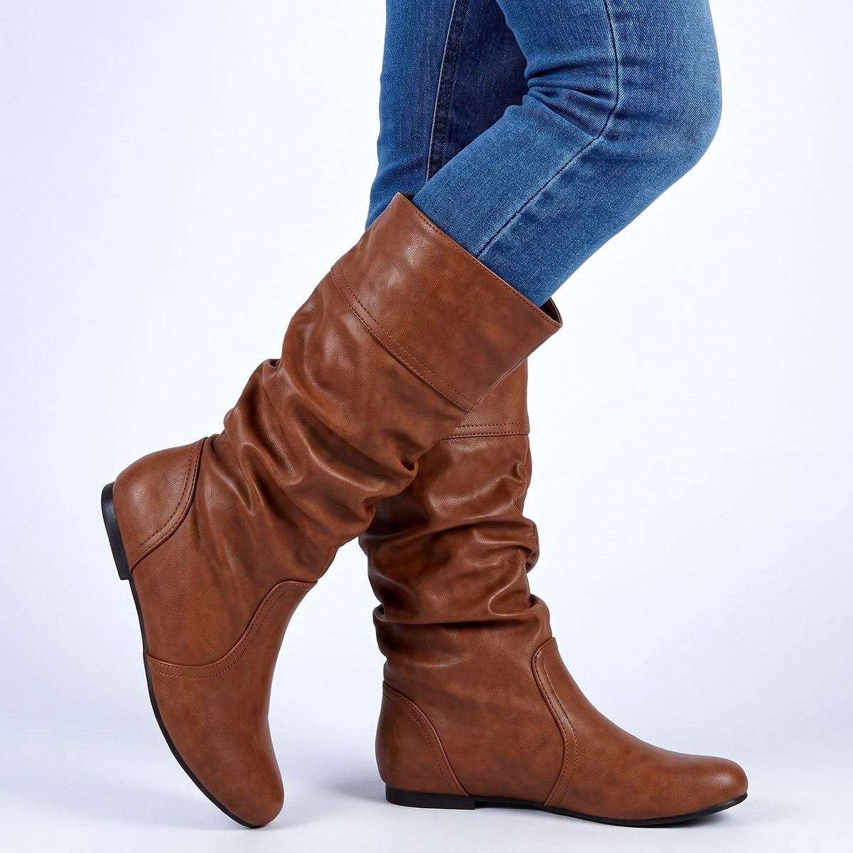 Bottes Helene effet cuir