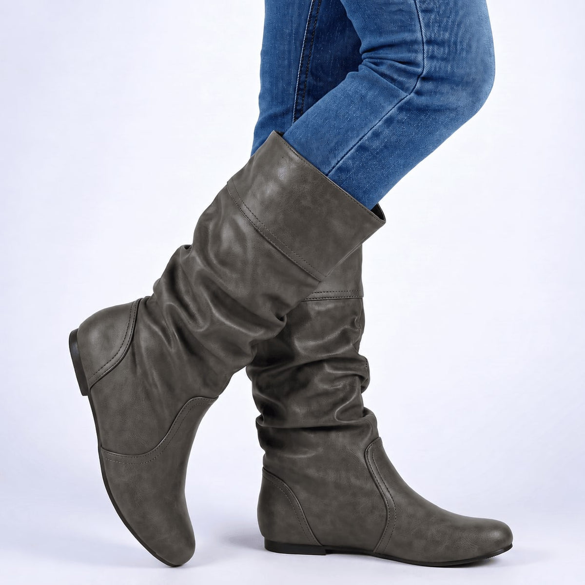 Bottes Helene effet cuir