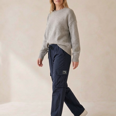 Pantalon cargo Lison bleu marine