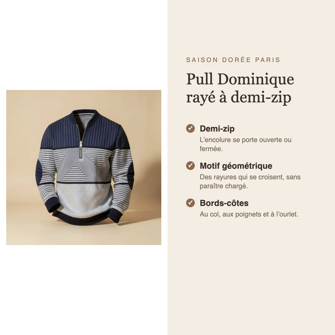 Pull Dominique : les atouts