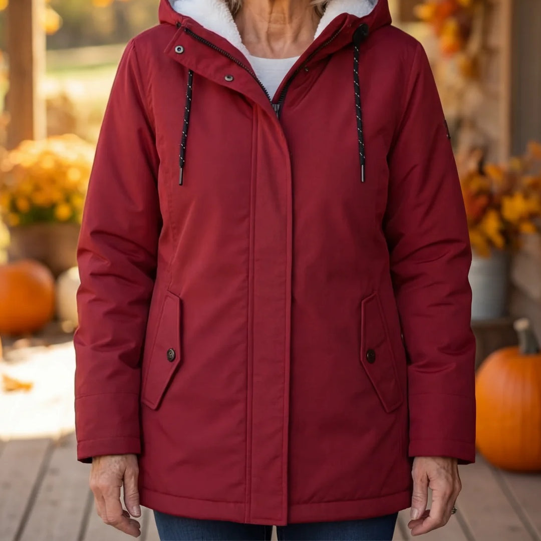 Parka Maeve à capuche doublée polaire
