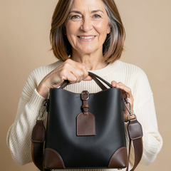Sac à bandoulière Joséphine noir