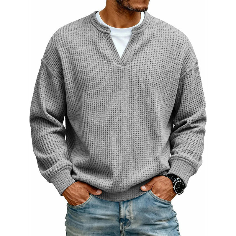 Haut Sacha gaufré effet superposé homme