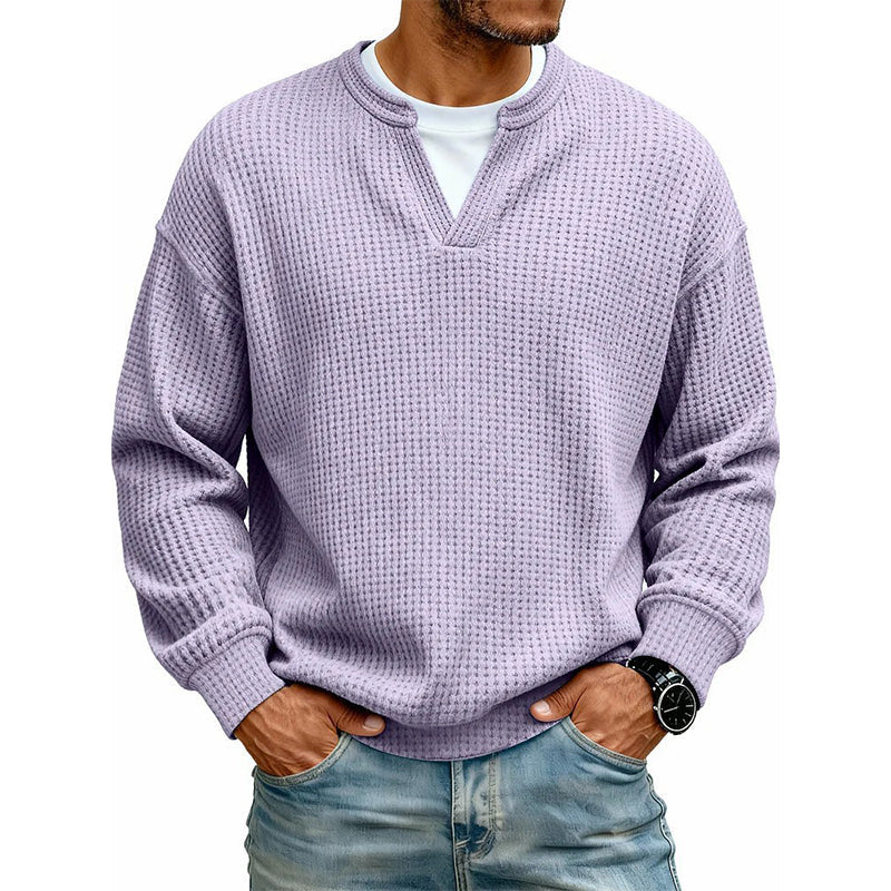Haut Sacha gaufré effet superposé homme
