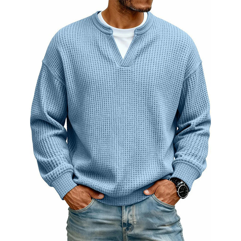 Haut Sacha gaufré effet superposé homme
