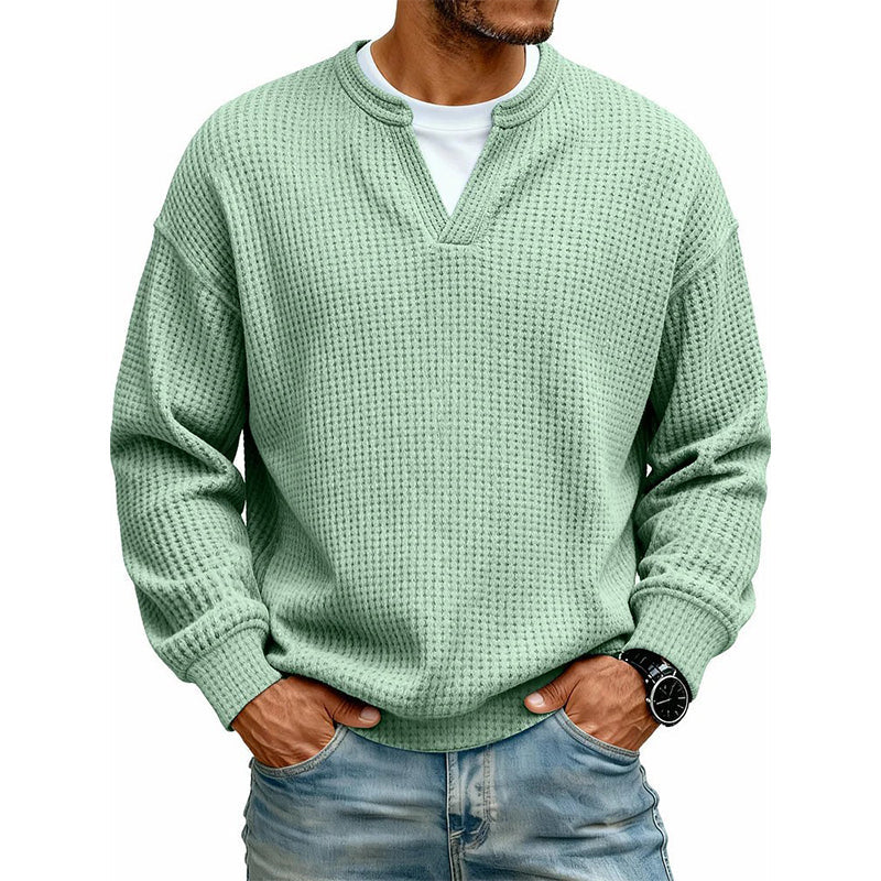 Haut Sacha gaufré effet superposé homme