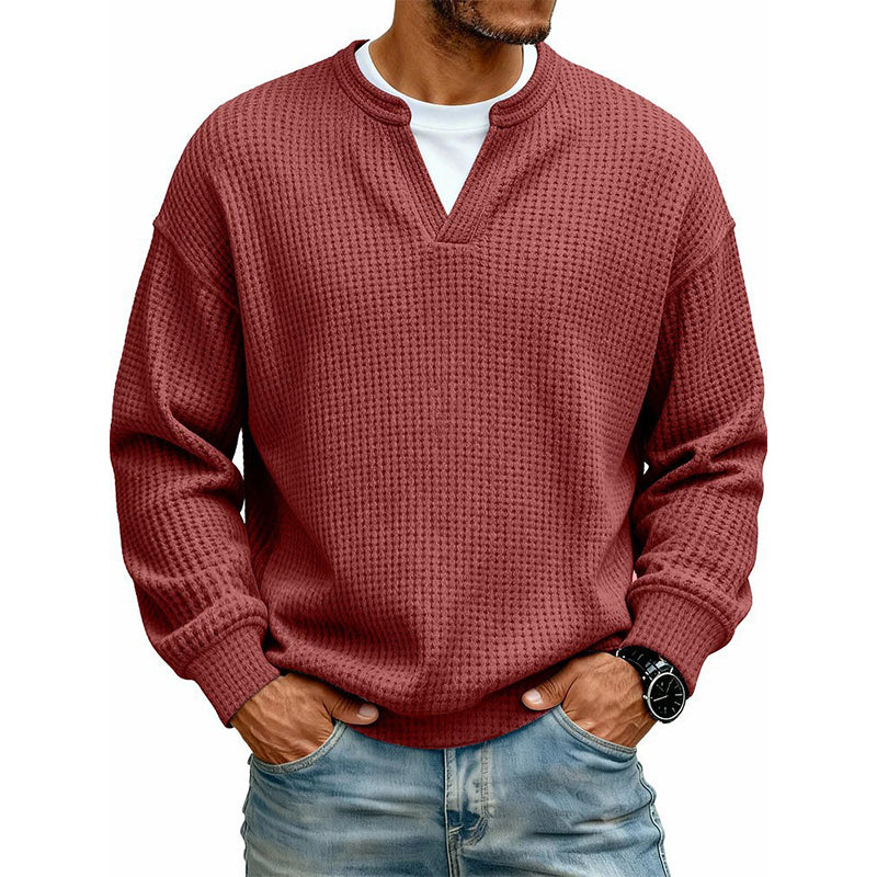 Haut Sacha gaufré effet superposé homme