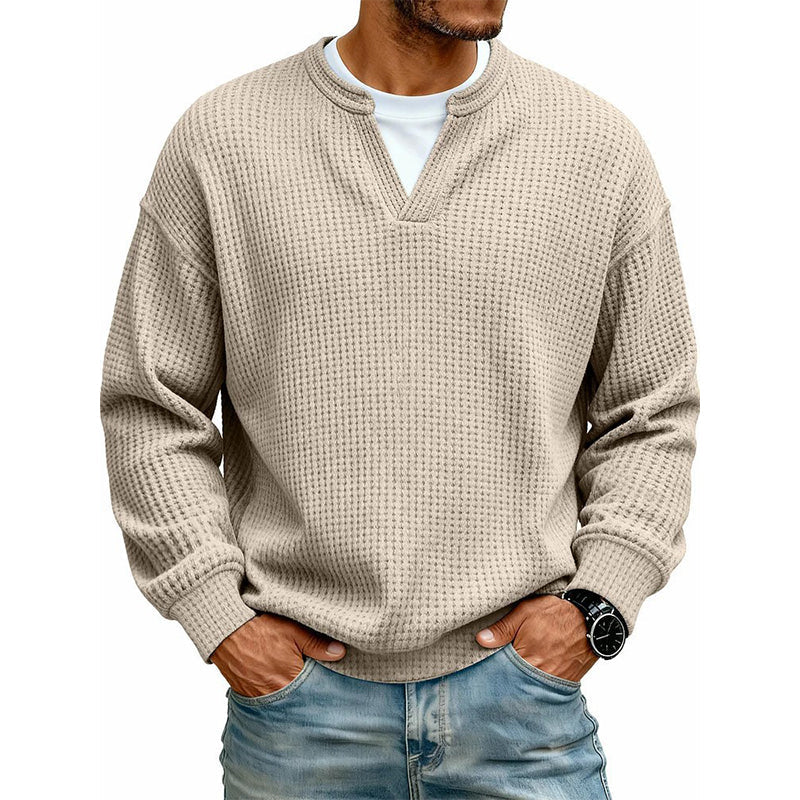 Haut Sacha gaufré effet superposé homme